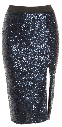 Sequined Pencil Skirt