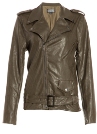 Lucca Couture Vegan Leather Moto Jacket