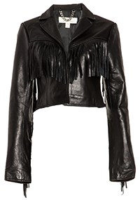 Dakota Collective Rhett Leather Jacket in Black | DAILYLOOK