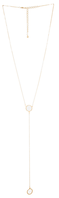 DAILYLOOK Delicate Ring Drop Necklace