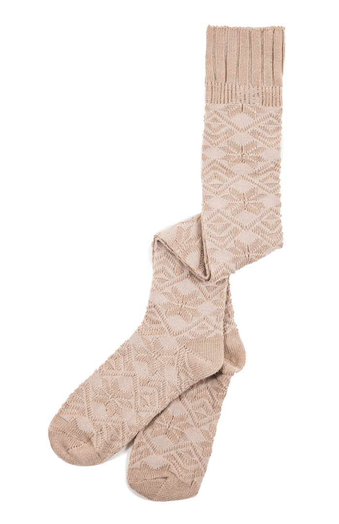 Fair Isle Knee High Socks