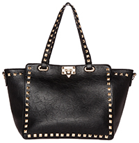 Chic Studded Border Tote