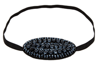 Beaded Oval Headband