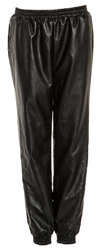 Lucca Couture Leatherette Track Pants