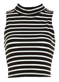 Glamorous Striped Crop Top