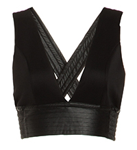 Lovers + Friends Vegan Leather Bralette