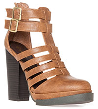 Caged Platform Booties