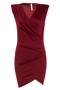 DAILYLOOK Faux Wrap Bodycon Dress