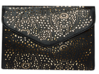 Floral Laser Cut Clutch