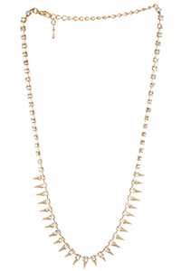 DAILYLOOK Spiked Rhinestone Necklace