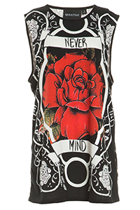 MINKPINK Never Mind Rose Tunic