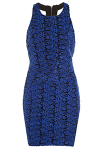 Line & Dot Layered Lace Dress