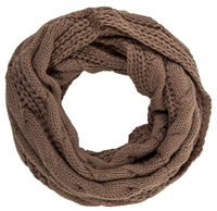 Cozy Cable Knit Infinity Scarf