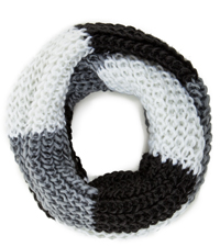 Triple Color Blocked Infinity Scarf