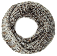 Neutral Knit Infinity Scarf