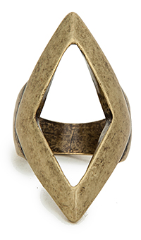 DAILYLOOK Diamond Cutout Ring