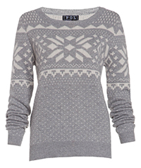 Fair Isle Snow Sweater