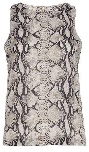 Glamorous Snake Print Top