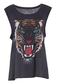 Lovers + Friends Wildcat Muscle Tee