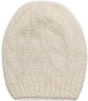 Oversized Cable Knit Beanie