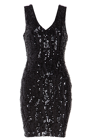 Sequined Mini Dress