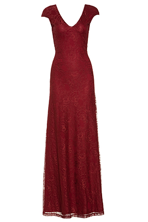 Lovers + Friends Vanity Fair Scarlet Lace Dress