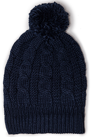 Oversized Pompom Beanie