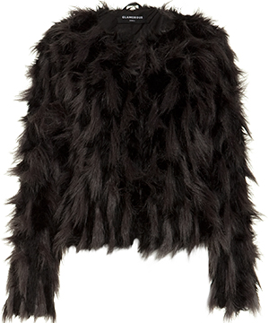 Glamorous Two Tone Faux Fur Coat