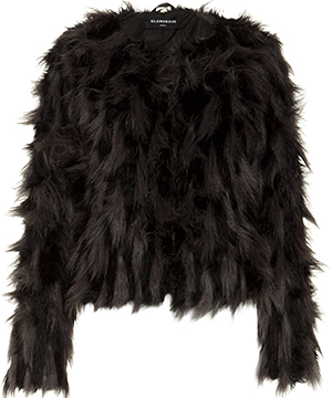 Glamorous Two Tone Faux Fur Coat