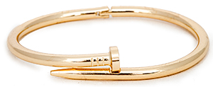 DAILYLOOK Hinged Nail Bracelet