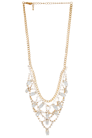 DAILYLOOK Crystal Chandelier Necklace