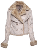 Faux Fur Collar Jacket