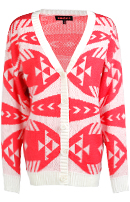 Oversized Aztec Cardigan