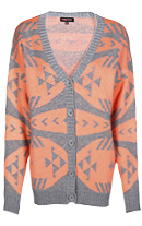 Oversized Aztec Cardigan