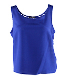Cropped Cage Back Tank