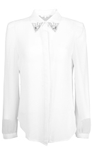 Dipped In Jewels Button Down Blouse