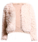 Cropped Fluffy Jacket