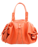 Zipper Front Hand Bag