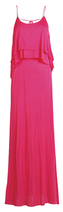 Ruffled Bodice Maxi Dress