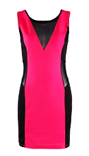 Mesh Insert Dress