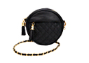 Quilted Round Mini Purse