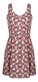 Rocker Floral Dress