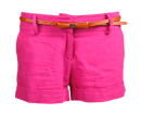 Linen Cuff Shorts