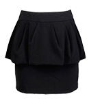 Peplum Mini Skirt