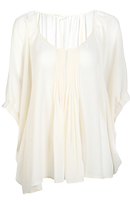 Pleated Cocoon Blouse