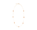 Pink Stone Flower Necklace