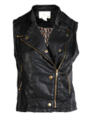 Moto Girl Leather Vest