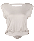 Dramatic Deep Cowl Back Top
