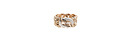 Gaudy Woven Rhinestone Link Bracelet