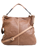 Center Stitch Trim Handbag